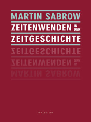 cover image of Zeitenwenden in der Zeitgeschichte